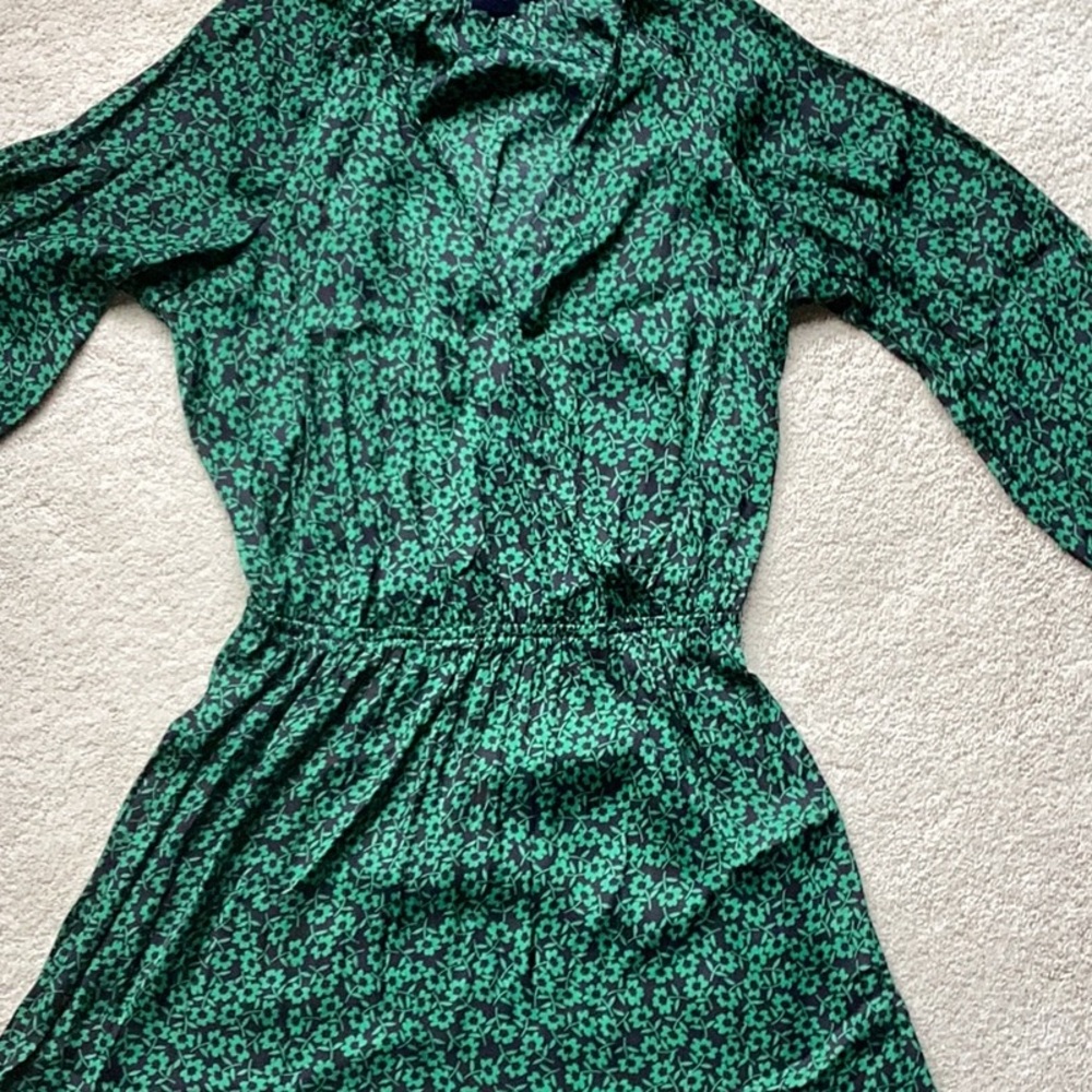 Green Floral Dress